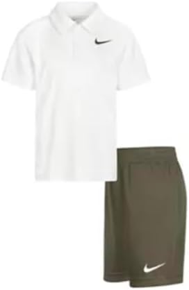 Nike Boys Dri-Fit Polo Shirt and Shorts 2 Piece Set