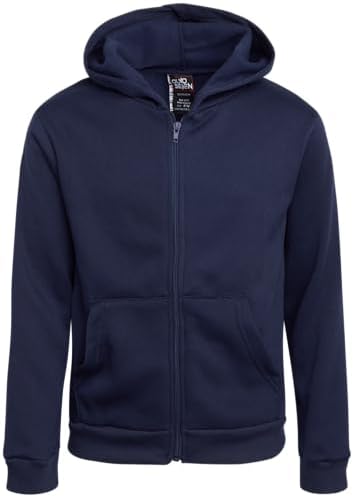 Quad Seven Boys Sweatshirt 2 Pack Fleece Hoodie Full Zip