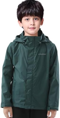 DEAL ON Boys Waterproof Rain Jacket