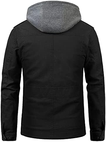 Pursky Mens Military Jacket Fall Weather Ready