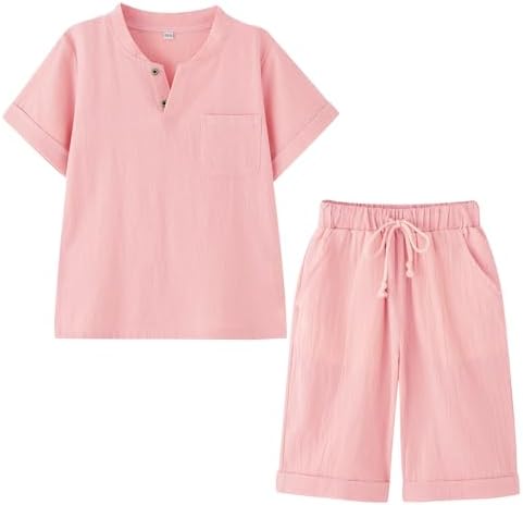 POBIDOBY Boys T-Shirt Shorts Set