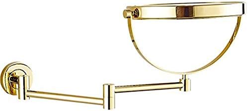 Sturdy Adjustable 8-Inch Wall-Mounted Makeup Mirror