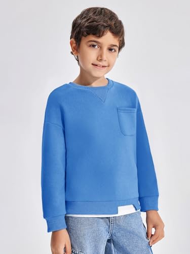 Haloumoning Boys Fleece Lined Sweatshirts for Fall Fashion