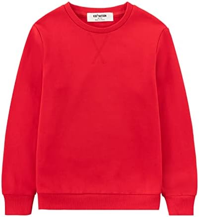 Kid Nation Kids Slouchy Soft Brushed Fleece Crewneck