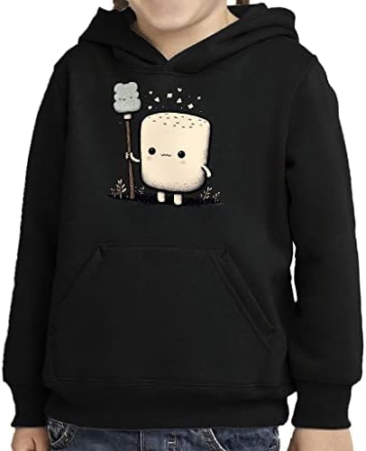 Cute Marshmallow Toddler Hoodie with Kangaroo Pockets