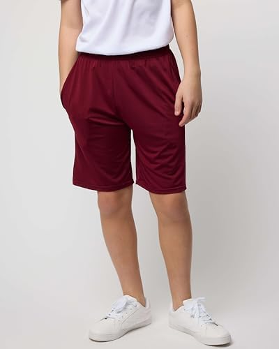 Real Essentials 5-Pack Youth Dry Fit Basketball Shorts