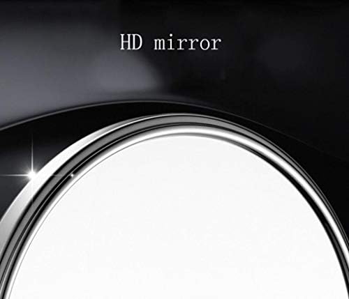 Wall-Mounted 360-Degree Swivel Makeup Mirror 3X Magnification 8in LCARY