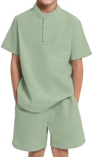 JiAmy Boys 2-Piece Casual Summer Outfits