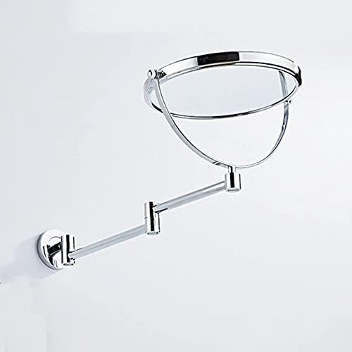 DEIHGE Magnification Wall Mounted Makeup Mirror - Double Sided 360 Swivel Foldable