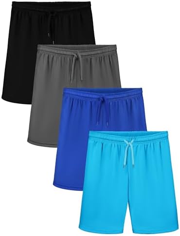 Premium 4-Pack Toddler Boys Basketball Shorts