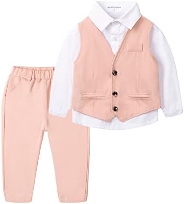 Mud Kingdom Boys Suits for Weddings - White Set