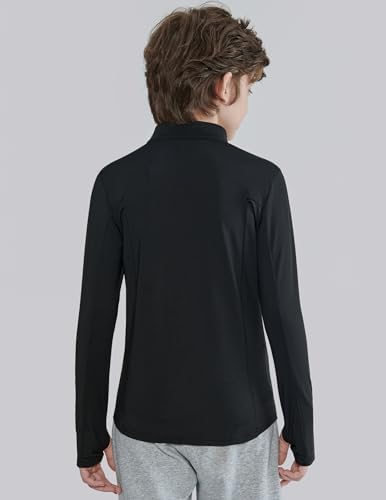 3-Piece Boys Athletic Quarter Zip Pullover Shirts