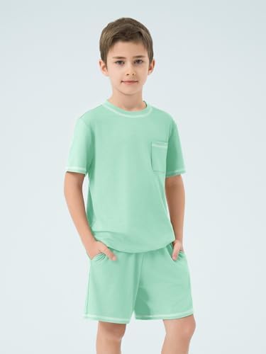 Haloumoning Boys Summer 2-Piece Outfit Set
