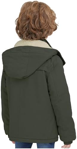 WenVen Boys Winter Thicken Cotton Coat