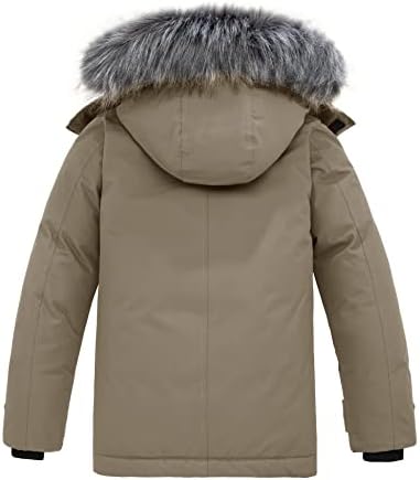 Wantdo Boys Winter Coated Fleece Jacket