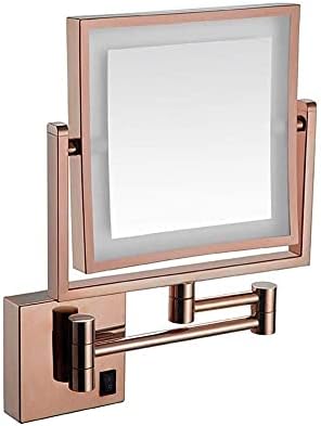 Wall Mounted Vanity Mirror with 3X Magnification and USB Charging