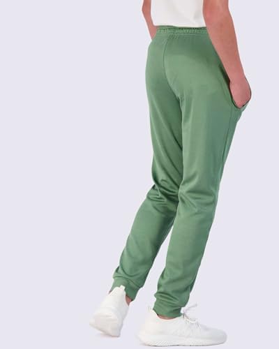 Real Essentials 3-Pack Boys Mesh Active Jogger Pants with Pockets