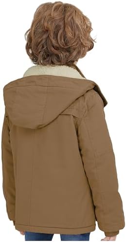 WenVen Boys Winter Thick Cotton Parka