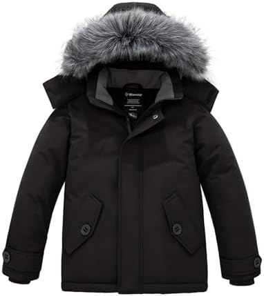 Wantdo Boys Winter Jacket waterproof puffer
