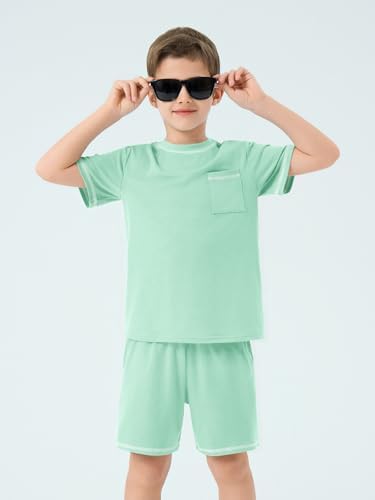 Haloumoning Boys Summer 2-Piece Outfit Set