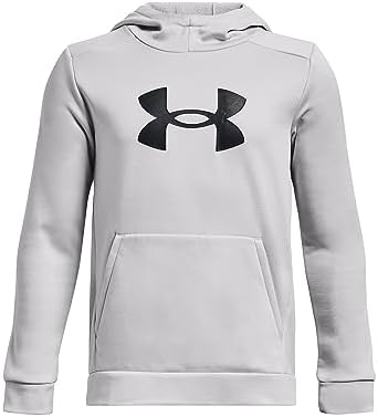 Under Armour Boys Armour Fleece Big Logo Hoodie comfort beyond the