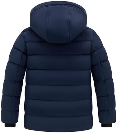 Warm Waterproof Puffer Jacket for Boys with Hood