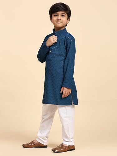 Boys Cotton Kurta Set Indian Traditional Wear