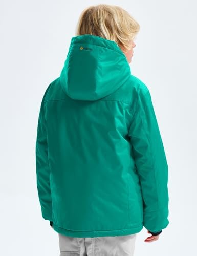 GEMYSE waterproof boys snow jacket features for kids