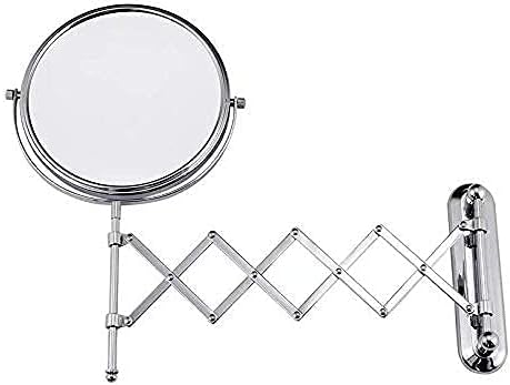 FUDGIO 360 Degree Rotating Makeup Mirror with 3X and 5X Magnification