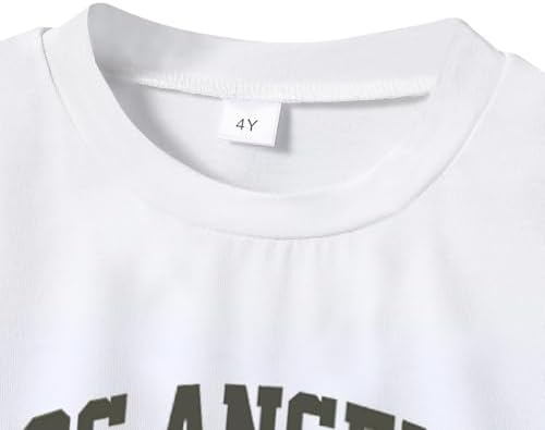 Toddler Boy Letter Print Outfit Set