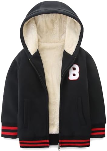 Bumeex Kids Boys Sherpa Fleece-Lined Jacket