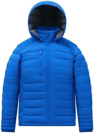 Weather-Resistant Puffer Jacket Lightweight Warm Easy to Carry