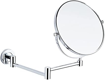 DEIHGE Magnification Wall Mounted Makeup Mirror - Double Sided 360 Swivel Foldable