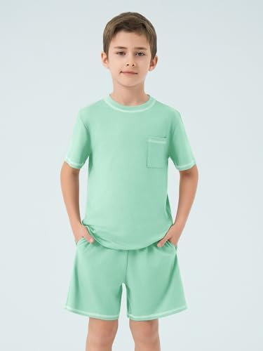 Haloumoning Boys Summer 2-Piece Outfit Set