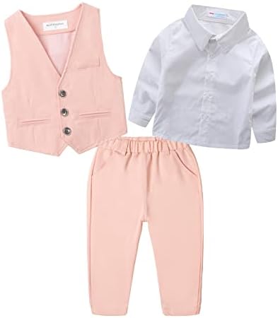 Mud Kingdom Boys Suits for Weddings - White Set