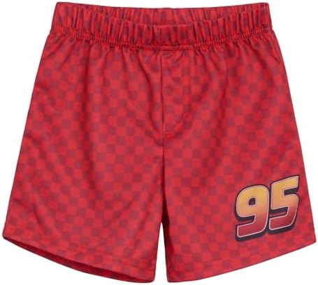 Disney Lightning McQueen T-Shirt Shorts for Boys Toddler to Teenager