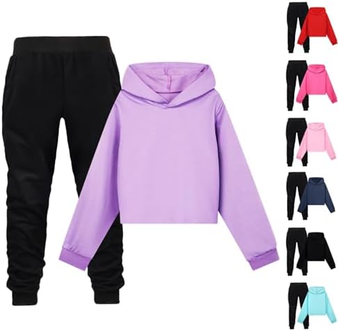 boys and girls 2-Piece Tracksuit Set for Winter