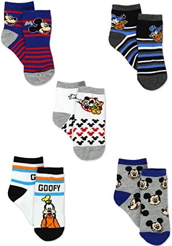 Disney Boys Toddler Mickey Mouse Crew Socks
