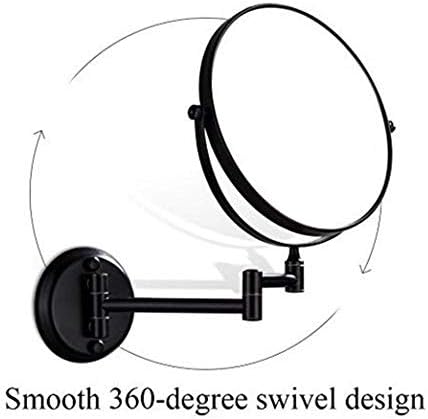 LCARY Wall-Mounted Makeup Mirror 6 Inch Double Sided Adjustable