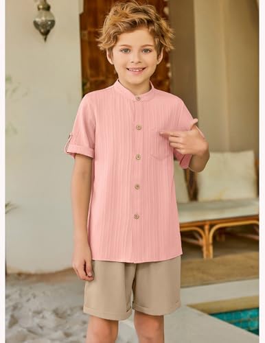 Arshiner Boys 2 Piece Summer Beach Outfit Set