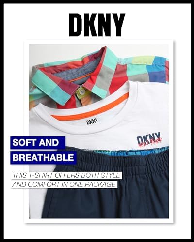 DKNY Boys 3 Piece Short Set for 2T-7