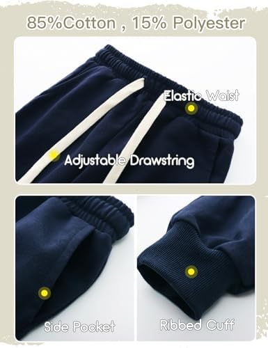 Flygo Boys Sweatpants 3-Pack