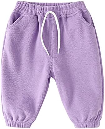 Elastic Harem Pants for Kids Solid in Fall