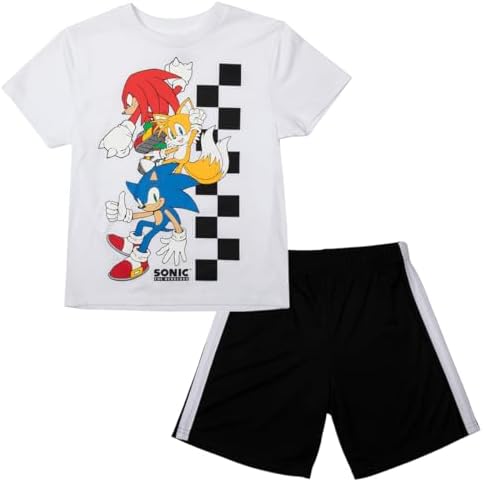 Sonic Boys 3-Pack Set - Two Tees and Mesh Shorts 1