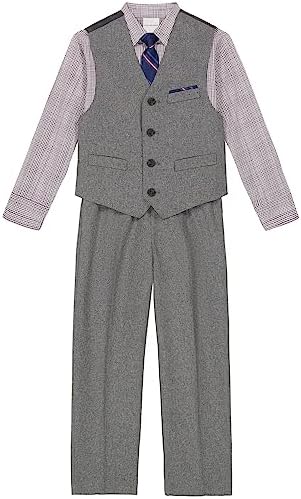 Van Heusen Boys Four-Piece Formal Suit Set Dressed for Success