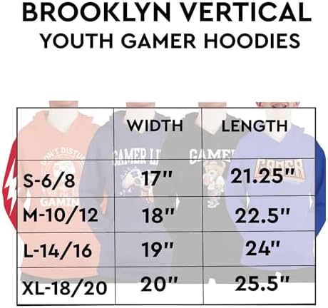 BROOKLYN VERTICAL Boys Video Game Hoodie