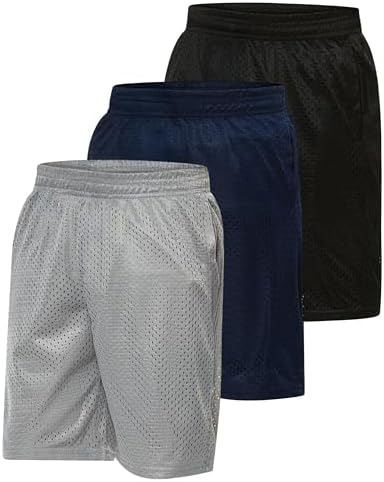 3-Piece Ultra Performance Mesh Basketball Shorts for Boys