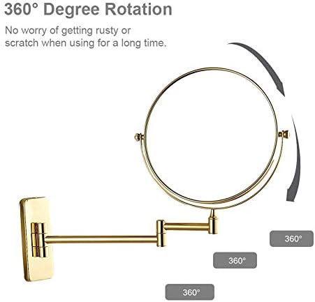 Durable Wall-Mounted Makeup Mirror