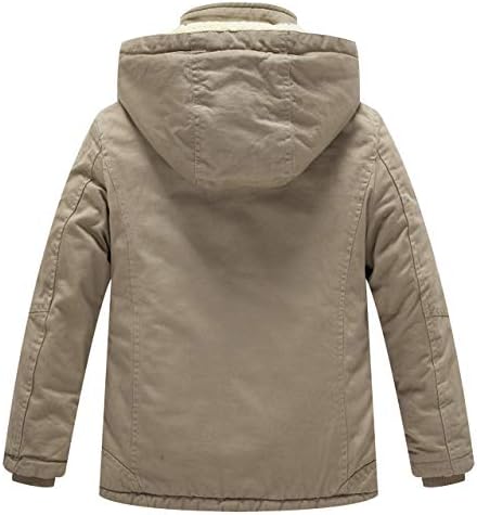WenVen Boys Winter Sherpa JacketThick Insulation and Style