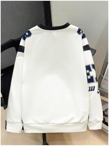 SOLY HUX Boys Graphic Sweatshirt Number Letter Print V Neck Long Sleeve